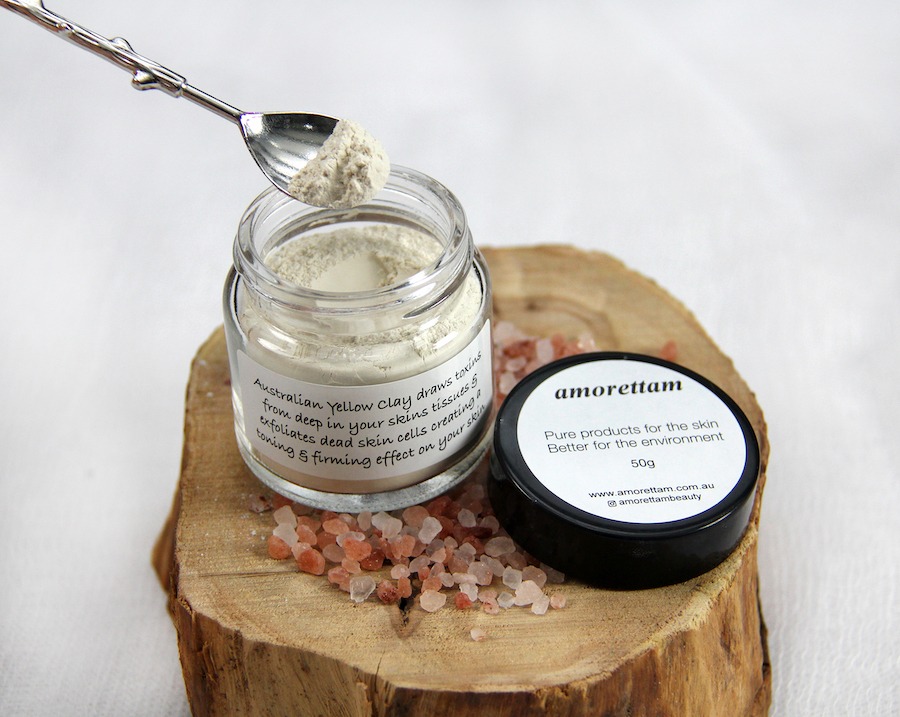Australian Yellow Clay Face Mask Amorettam